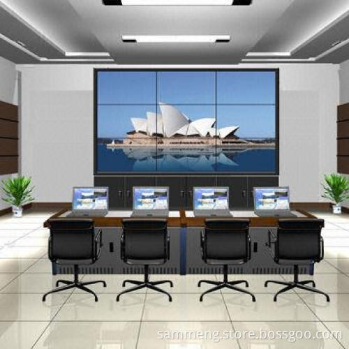 55" LCD DID Video Wall with 5.7mm Ultra-narrow Gap, 700cd/m² Brightness/1,920x1,080P Resolution